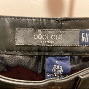 Vintage Black Leather Pants